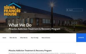 Siena Francis Miracle's Recovery Program