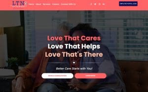 Love Thy Neighbor Senior Care website
