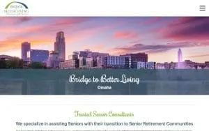 Bridge to Better Living Omaha website
