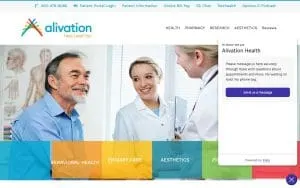 Alivation Health website
