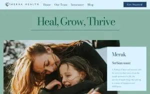 Merak Health website