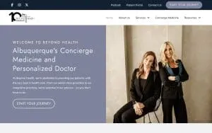 Beyond Health website