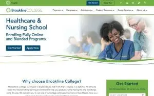 Brookline College Albuquerque Campus website