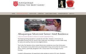 Albuquerque Silvercrest Apartments, retired community.