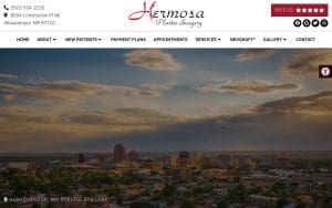 Hermosa Plastic Surgery website