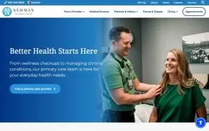 Newman Regional Health website