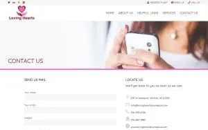 Loving Hearts Home Plus website