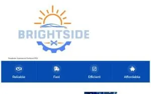 Brightside PDX Roadside Assistance website