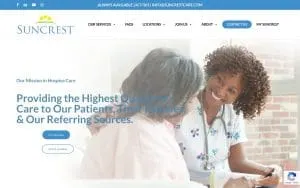 Suncrest Home Health and Hospice - Des Moines website