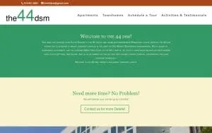 the44dsm Senior Independent Living website