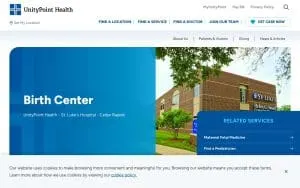 St Luke's Birth Care Center website