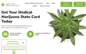 Green Leaf Medical Center of Cedar Rapids website