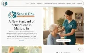 The Silver Oak Nursing and Rehabilitation Center website