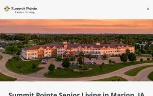 Summit Pointe Senior Living website