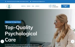 Hope Behavioral Health Clinic website