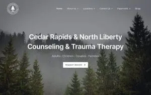 Evergreen Therapy Center of Cedar Rapids website