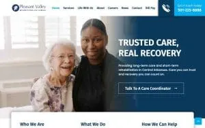 Pleasant Valley Rehabilitation and Nursing website
