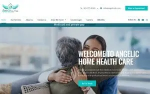 Angelic Home Health Care Arkansas website