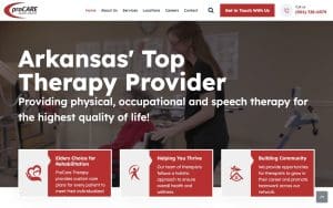 ProCare Therapy Services, LLC website