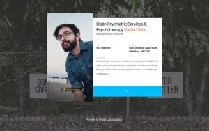 Distin Psychiatric Service website