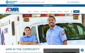 American Medical Response website