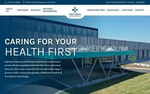 Premier Gastroenterology Rodney Parham website