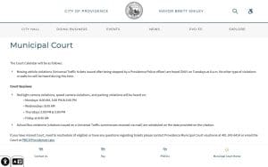 Providence Municipal Court
