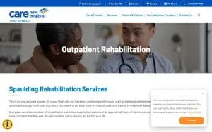 Spaulding Outpatient Center of Kent Hospital- Adult and Pediatric Rehabilitation website