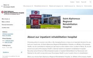 Saint Alphonsus Regional Rehabilitation Hospital