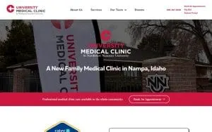 University Medical Clinic website
