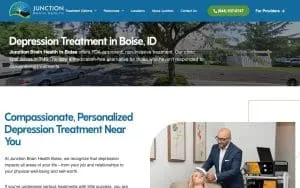 Junction Brain Health - Boise, ID Clinic website