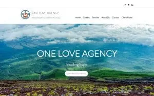 One Love Agency- Mental Health and Addiction Recovery website