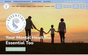Essential Mental Healthcare, PLLC of Boise website