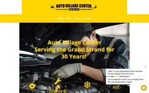 Auto Village Center website