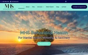 MHS Behavioral Health website