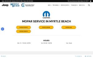 Myrtle Beach Chrysler Jeep Service & Parts
