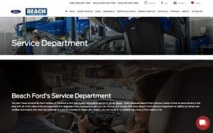 Beach Ford Service Department