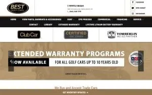 Best Golf Cars website
