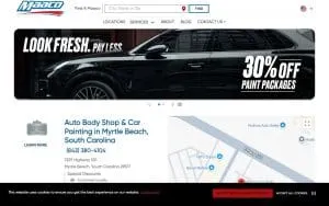 Maaco Auto Body Shop & Painting of Myrtle Beach website