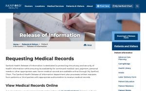 Sanford Release Of Information