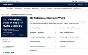 Camping World RV Collision Center