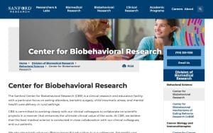 Center for Biobehavioral Research