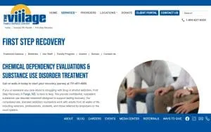 First Step Recovery of The Village Family Service Center website