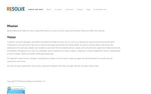 Resolve Behavioral Health, LLC