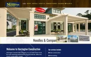 Harrington Construction of Myrtle Beach website