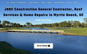 JSOC Construction of Myrtle Beach website