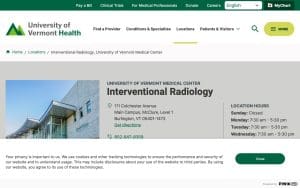 Interventional Radiology, University of Vermont Medical Center