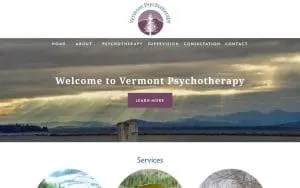 Vermont Psychotherapy website