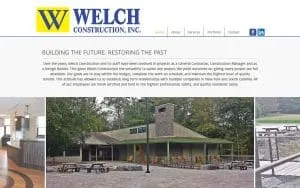 Welch Construction of Myrtle Beach website