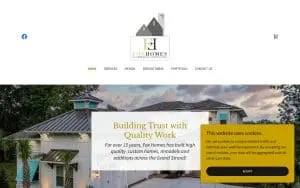 Fox Homes & Commercial Contracting, Inc. website